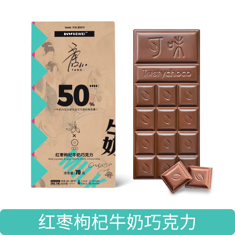 红枣枸杞牛奶巧克力